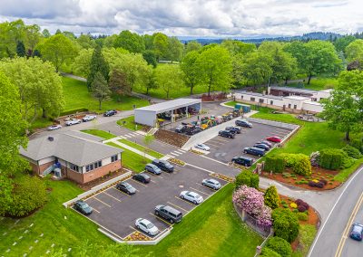 Commercial Landscaping Maintenance at Willamette National Cemetery Visitor Center - by Dennis' 7 Dees Landscaping